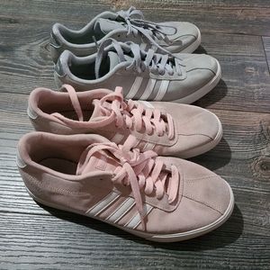 Two Womens adidas sneakers size 7